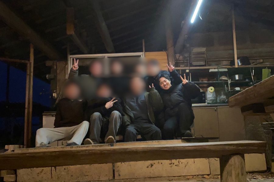 集合写真のKさん