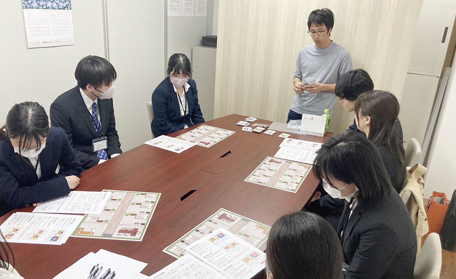 入社式後レクリエーション