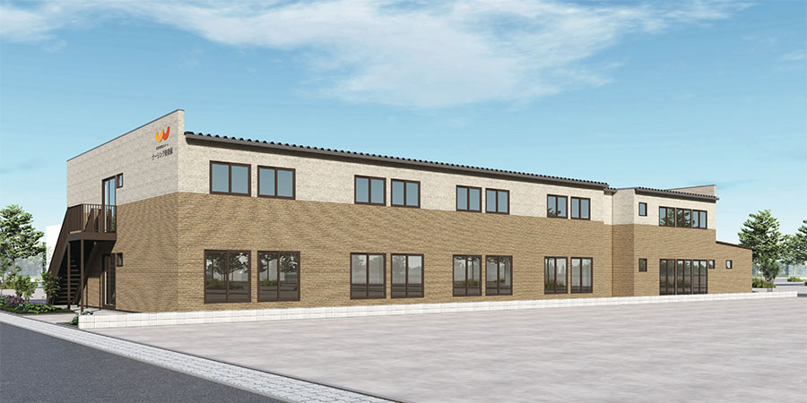 ナーシング和楽縁東春田外観パース（西側）