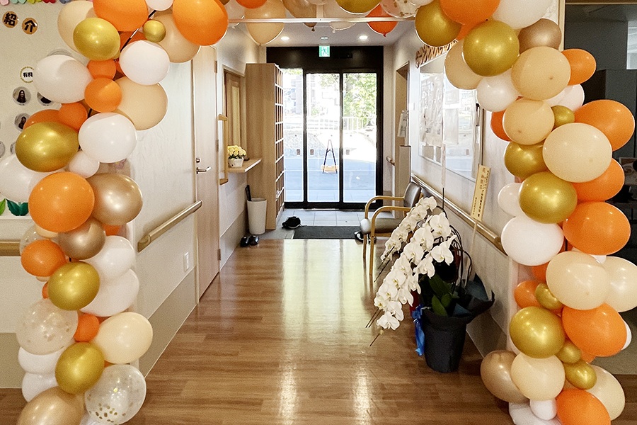 ナーシング和楽縁東春田 内覧会入口